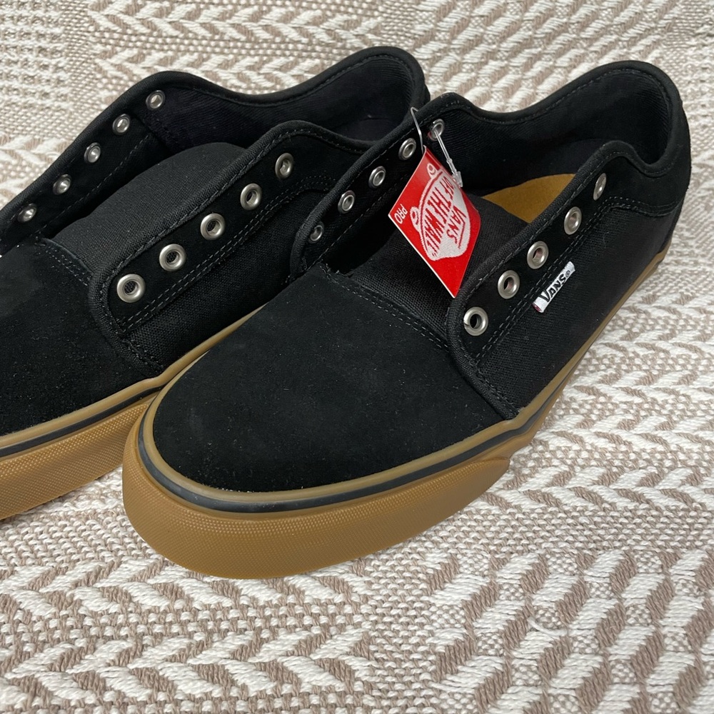 Mens Vans Sneakers, Black, Size 10.5, Brand New, Without Laces